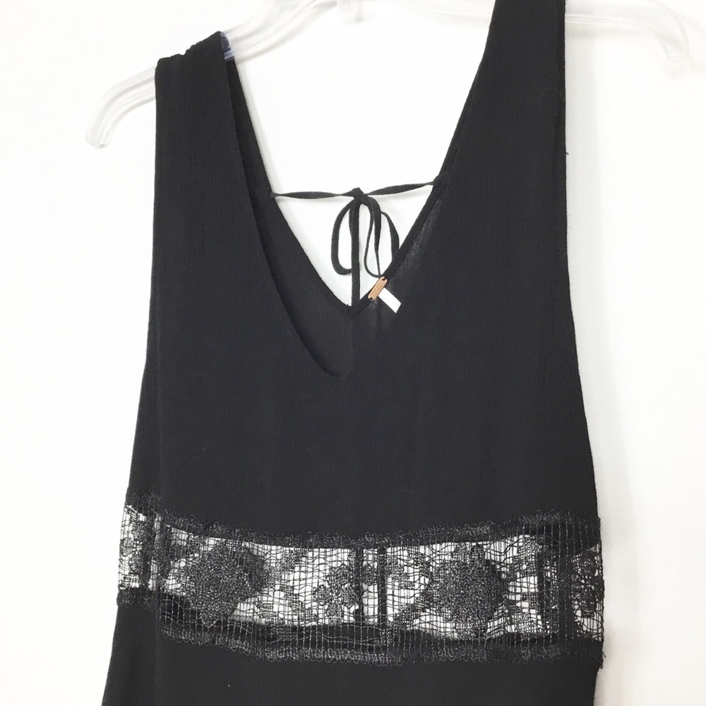 Free People Summer Feeling Black Dress - Picture 5 of 8